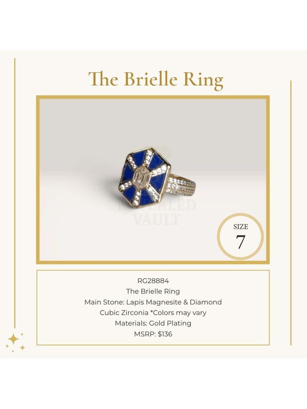 The Brielle Ring - Size 7 - OG